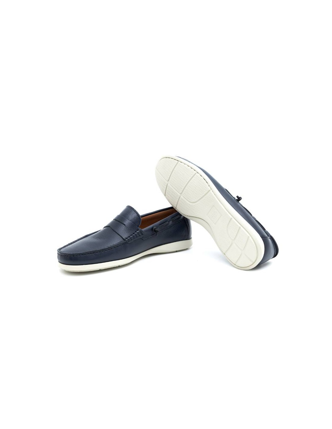 ortiz & reed Náutico de piel con aplique metálico color azul NANOR-NAVY Últimos 2 días