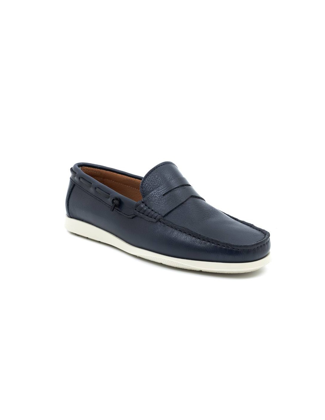 ortiz & reed Náutico de piel con aplique metálico color azul NANOR-NAVY Últimos 2 días