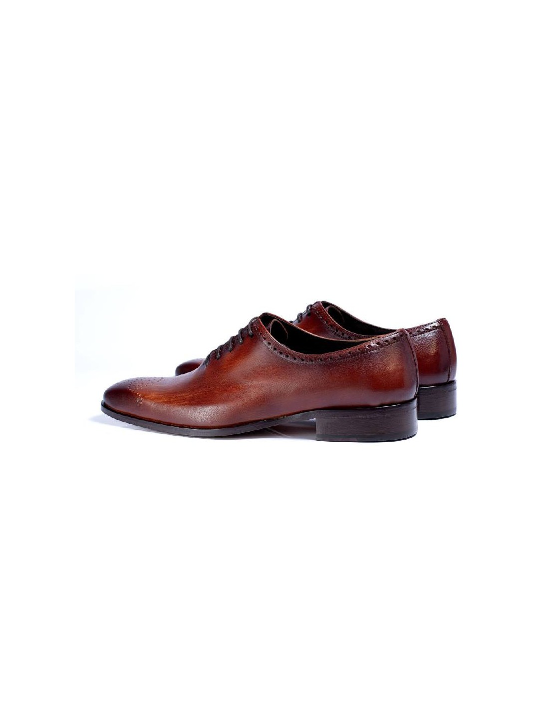 ortiz & reed Oxford de piel acabado a mano color cuero TUNISIA-CUERO Envío internacional gratuito