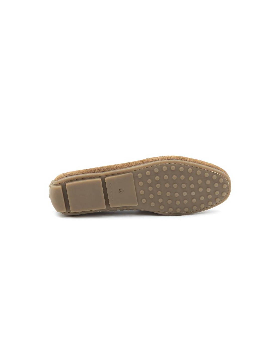 ortiz & reed Mocasines de mujer de ante con hebilla color cuero W-SIMELA-HABANA Outlet