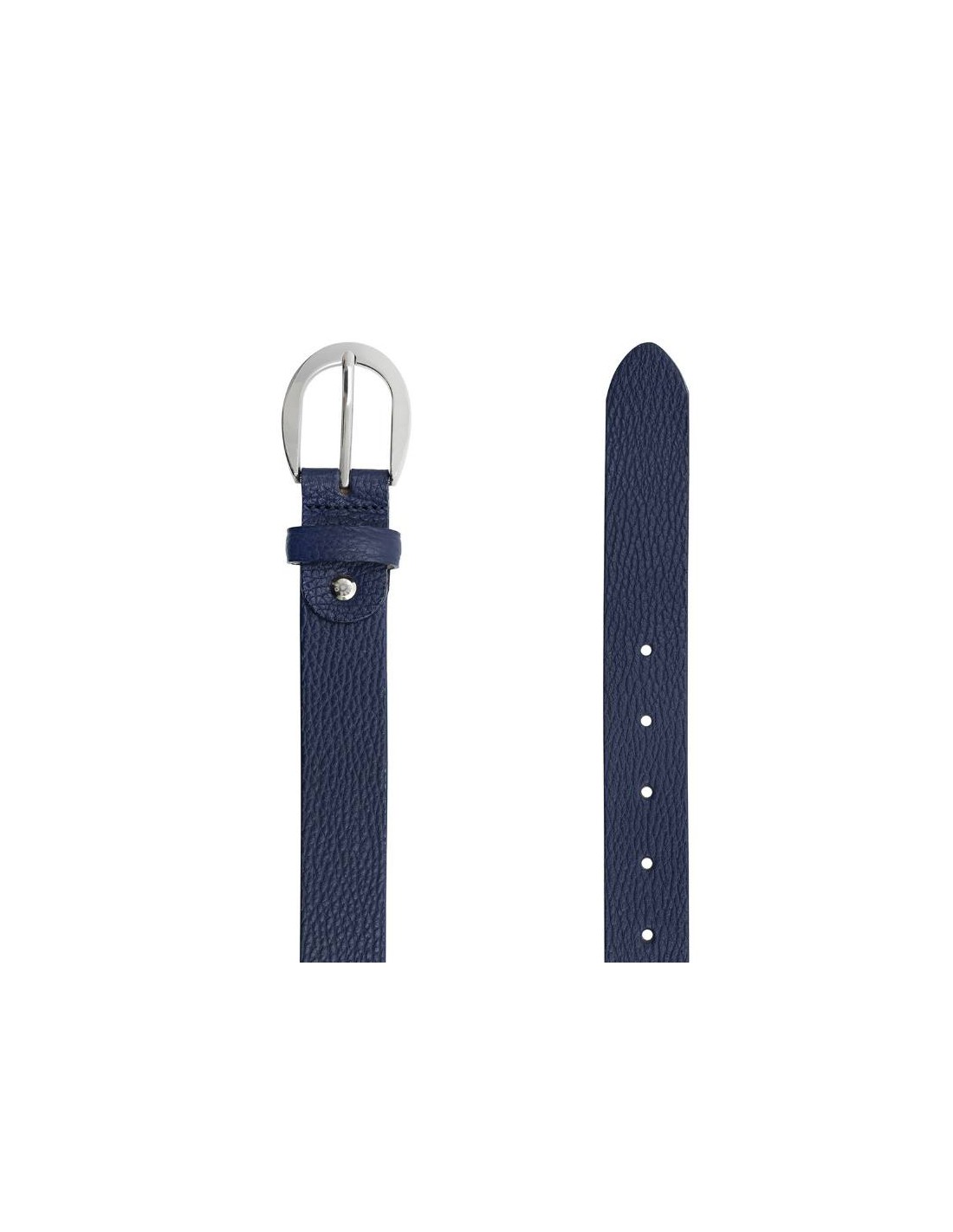 ortiz & reed Cinturón de mujer de piel con pasador de piel color azul WB-NAPP-JEANS Solo hoy