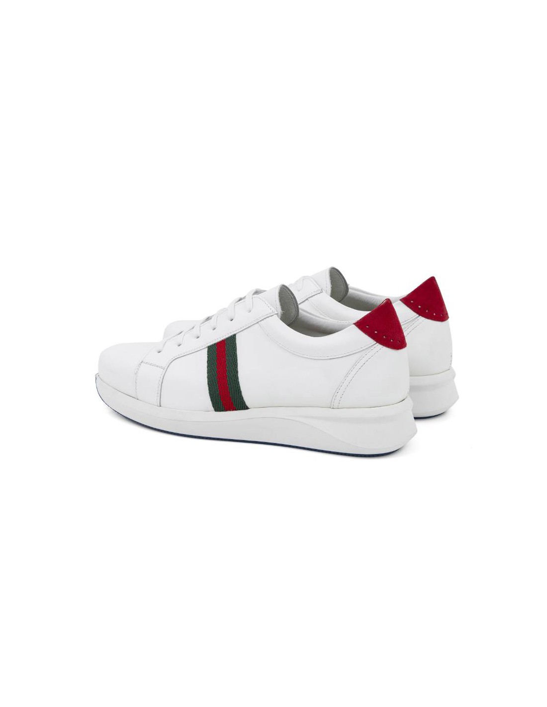 ortiz & reed Deportivo de mujer de piel con elástico lateral color blanco W-NUTE-BLANCO Precios de Black Friday