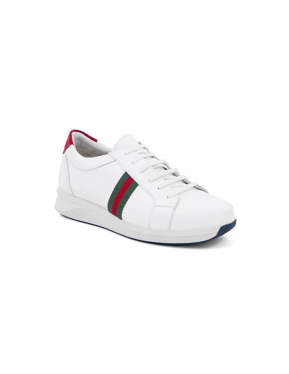 ortiz & reed Deportivo de mujer de piel con elástico lateral color blanco W-NUTE-BLANCO Precios de Black Friday