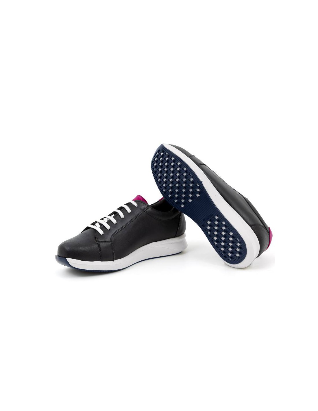 ortiz & reed Deportivo de mujer de piel liso color negro W-LOREED-NEGRO Descuentos del mes
