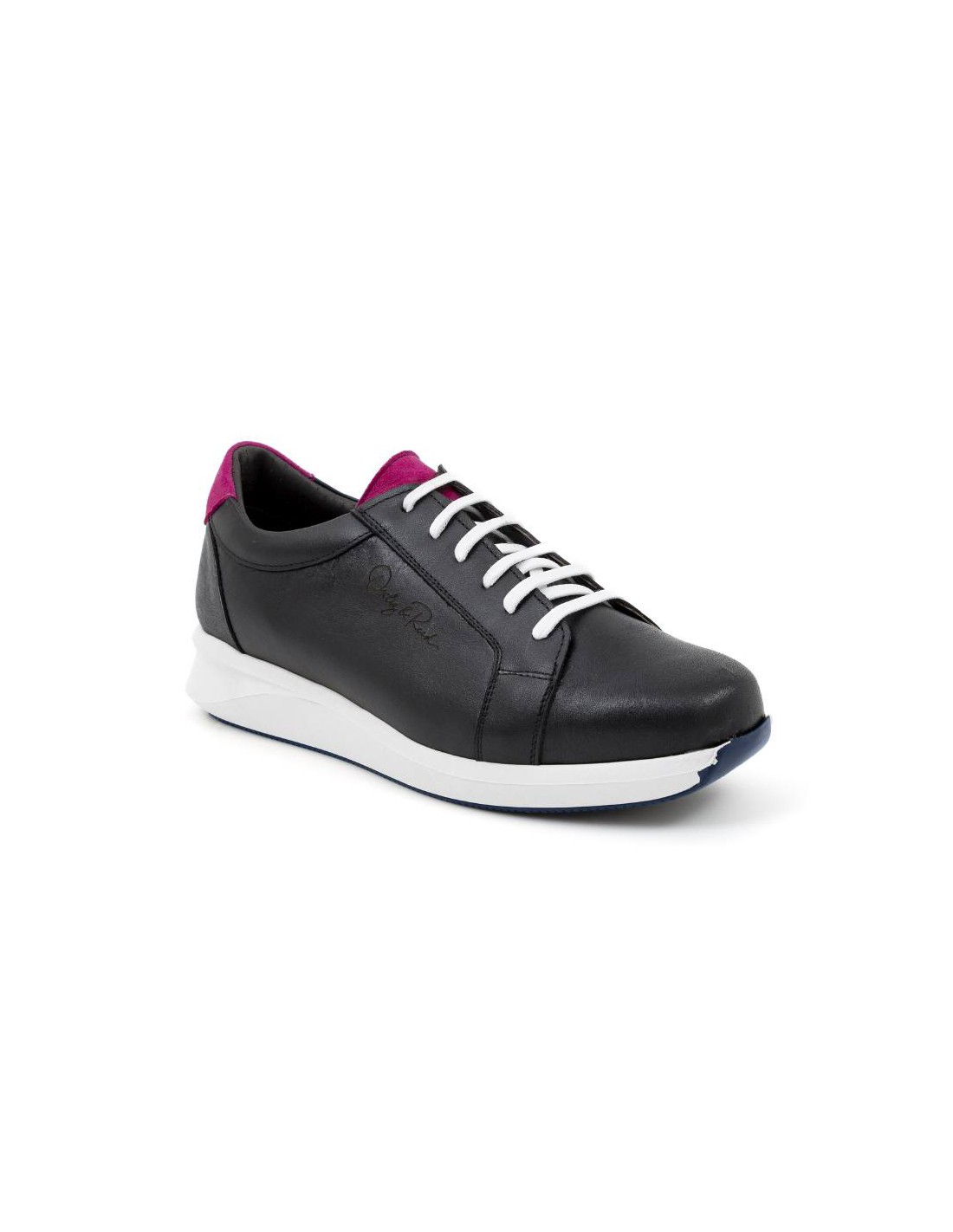 ortiz & reed Deportivo de mujer de piel liso color negro W-LOREED-NEGRO Descuentos del mes