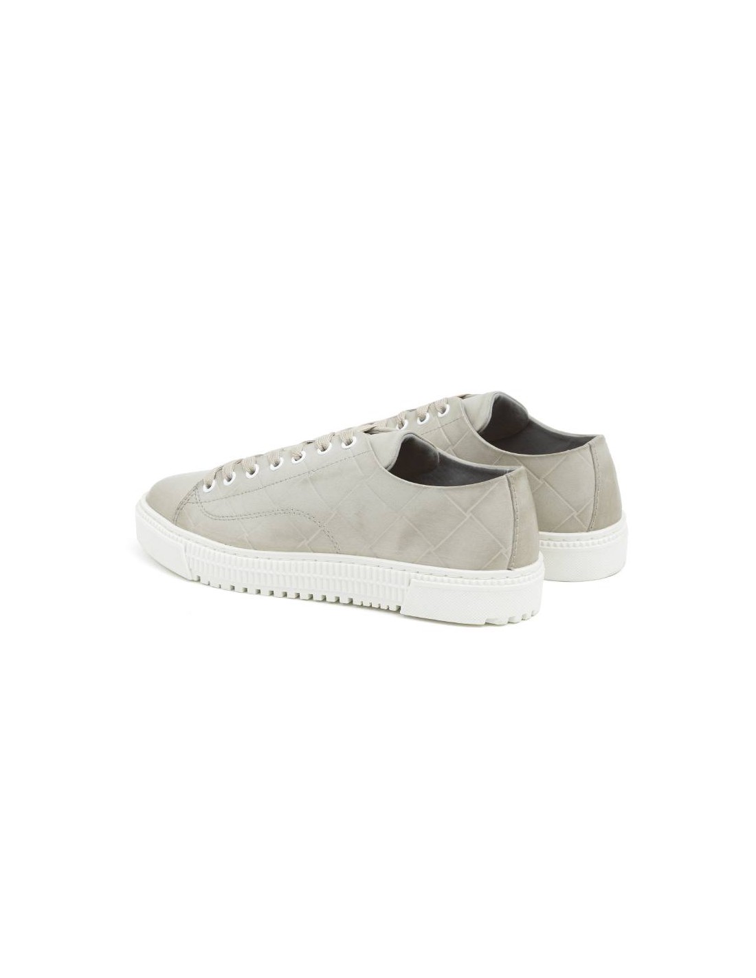 ortiz & reed Deportivo de piel patrón grabado color cuero W-NEO-TAN Última moda