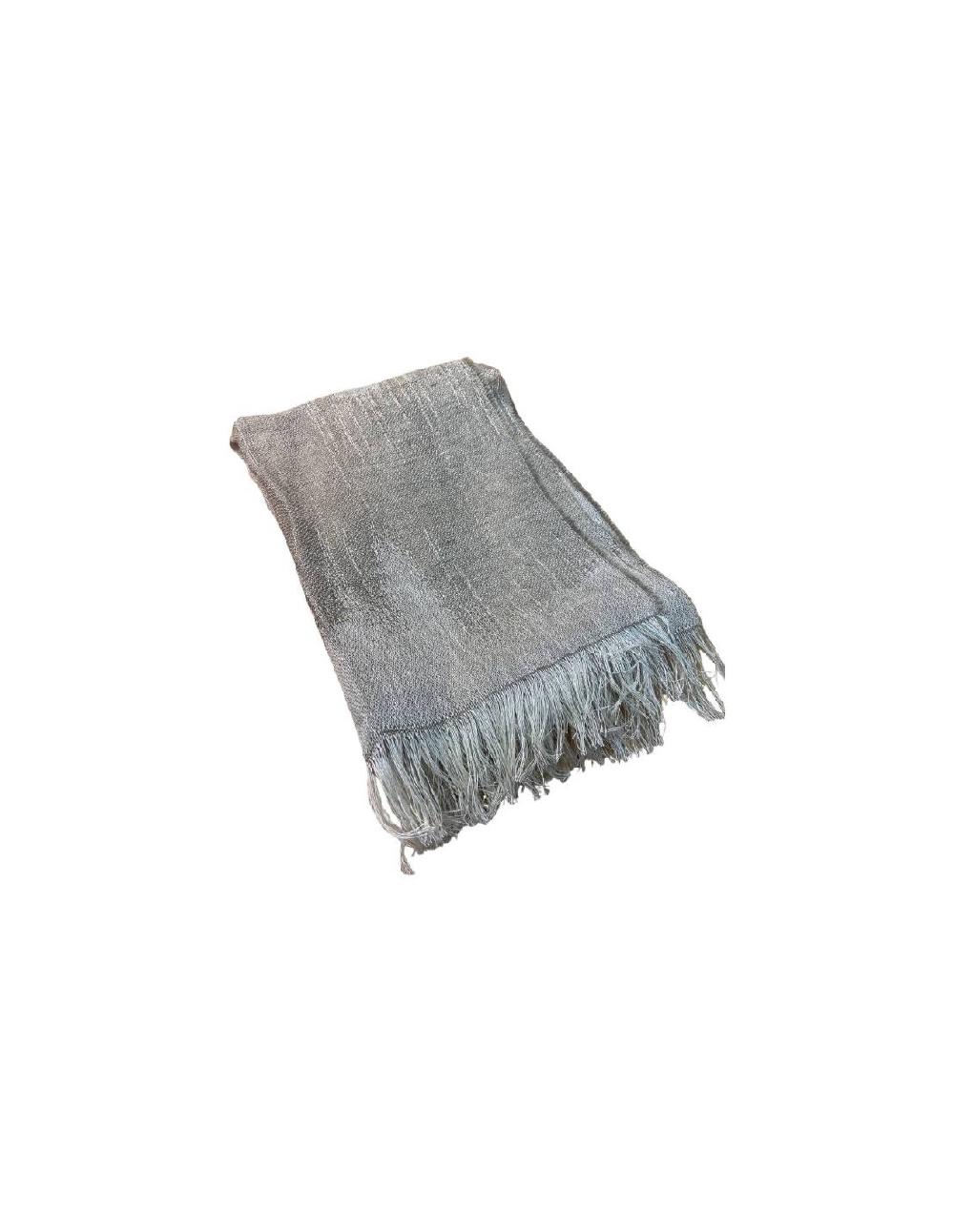 ortiz & reed Foulard liso acabado a mano color beige NIC-1408-BROWN Descuento por venta flash
