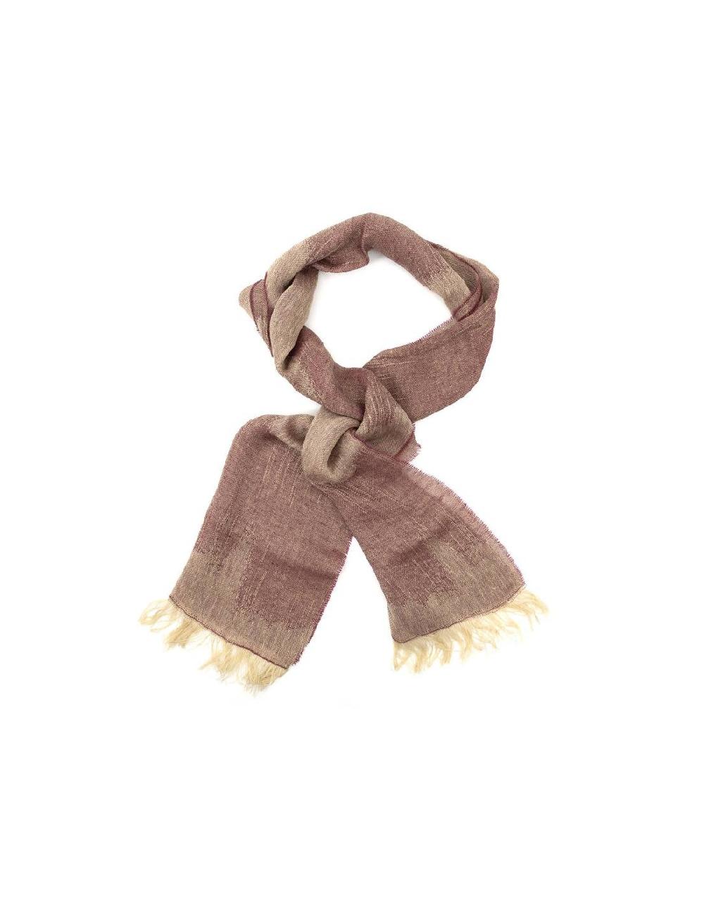 ortiz & reed Foulard para mujer lisa en degradé color burdeos BUF-1408-BURGUNDY Envío gratis