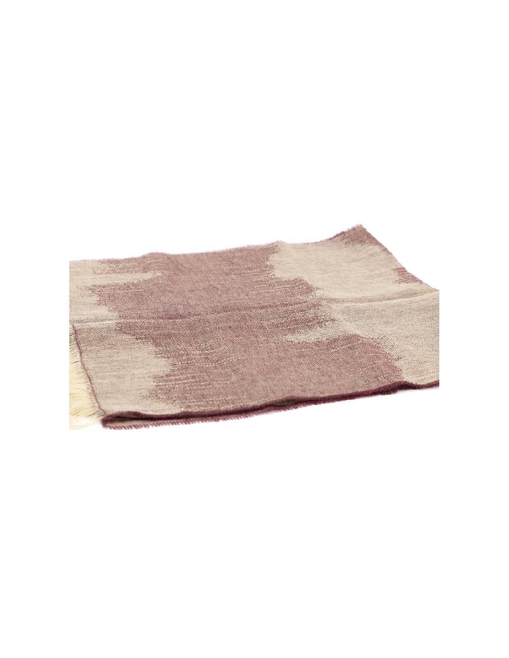 ortiz & reed Foulard para mujer lisa en degradé color burdeos BUF-1408-BURGUNDY Envío gratis