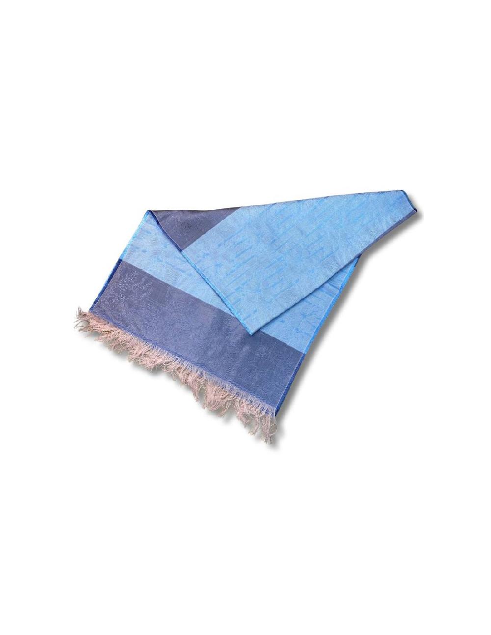 ortiz & reed Foulard para mujer liso con rayas color azul NIC-1539-BLUE Últimos 2 días