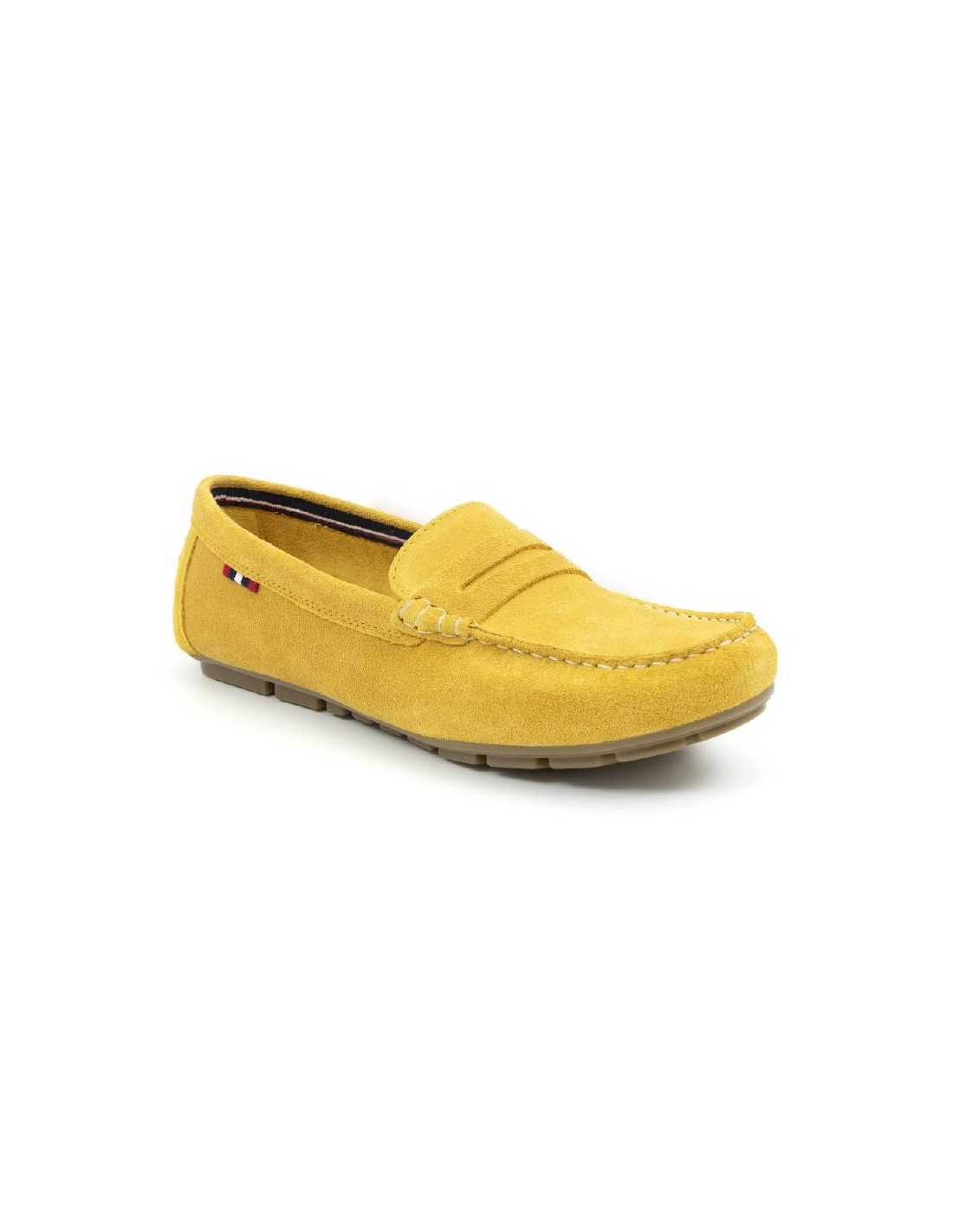ortiz & reed Mocasines de mujer de ante con antifaz color amarillo W-SELLY-YELLOW Solo hoy