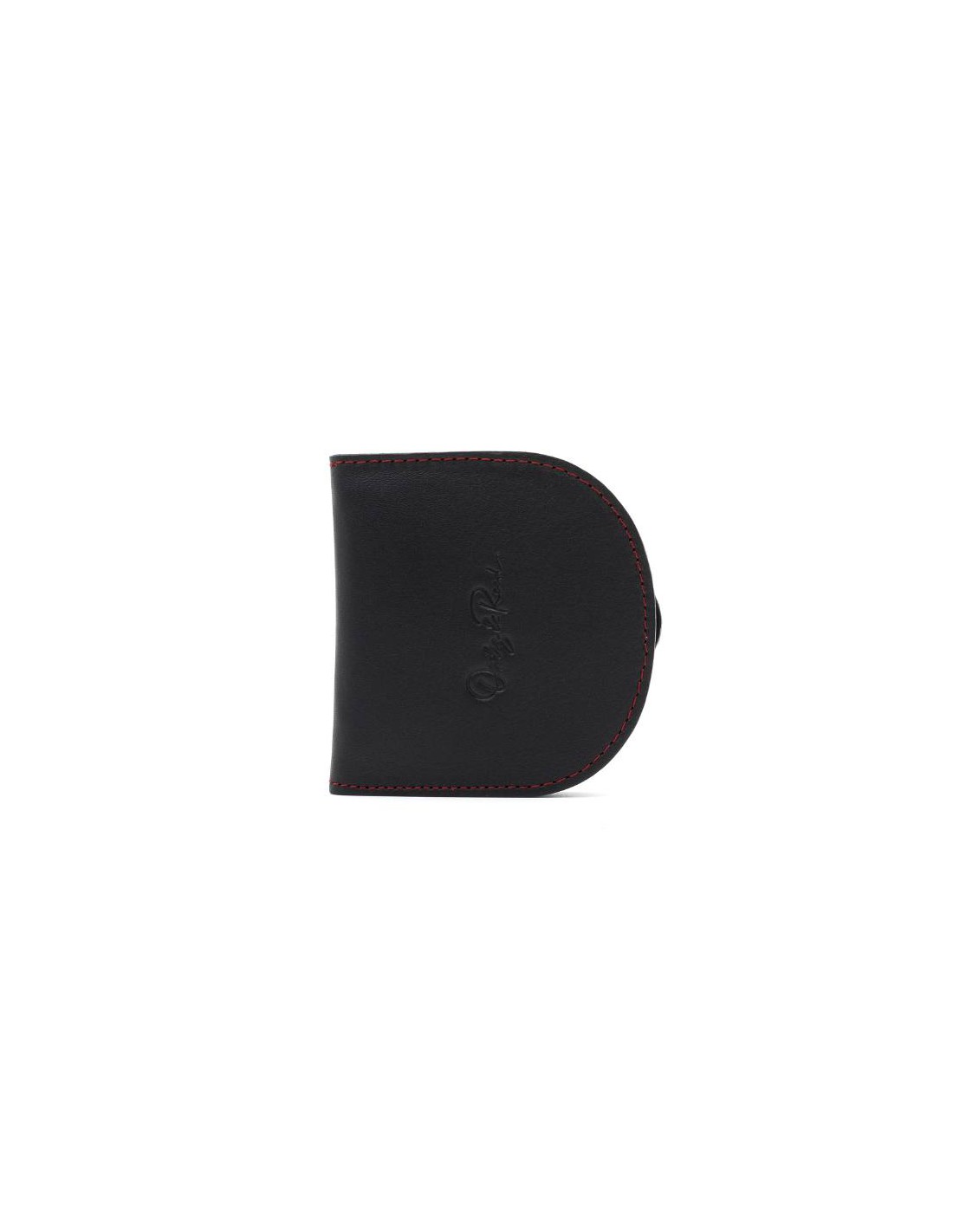ortiz & reed Cartera de piel de forro estampado color negro AC-LYON-86-NEGRO