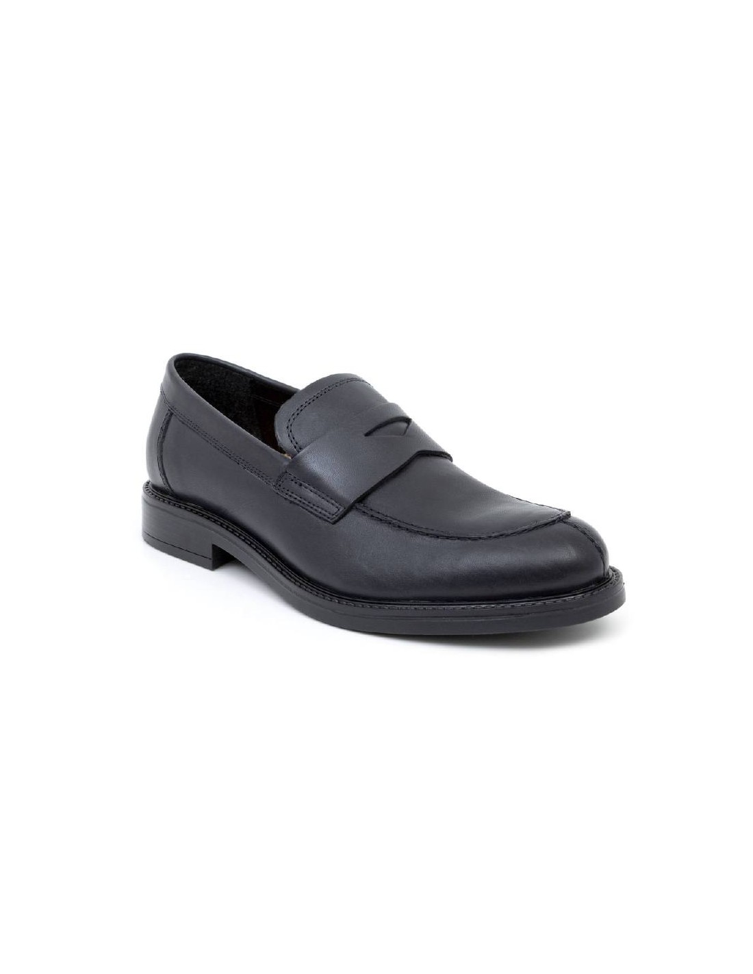 ortiz & reed Mocasín de piel con antifaz color azul BILON-NAVY Devoluciones gratuitas