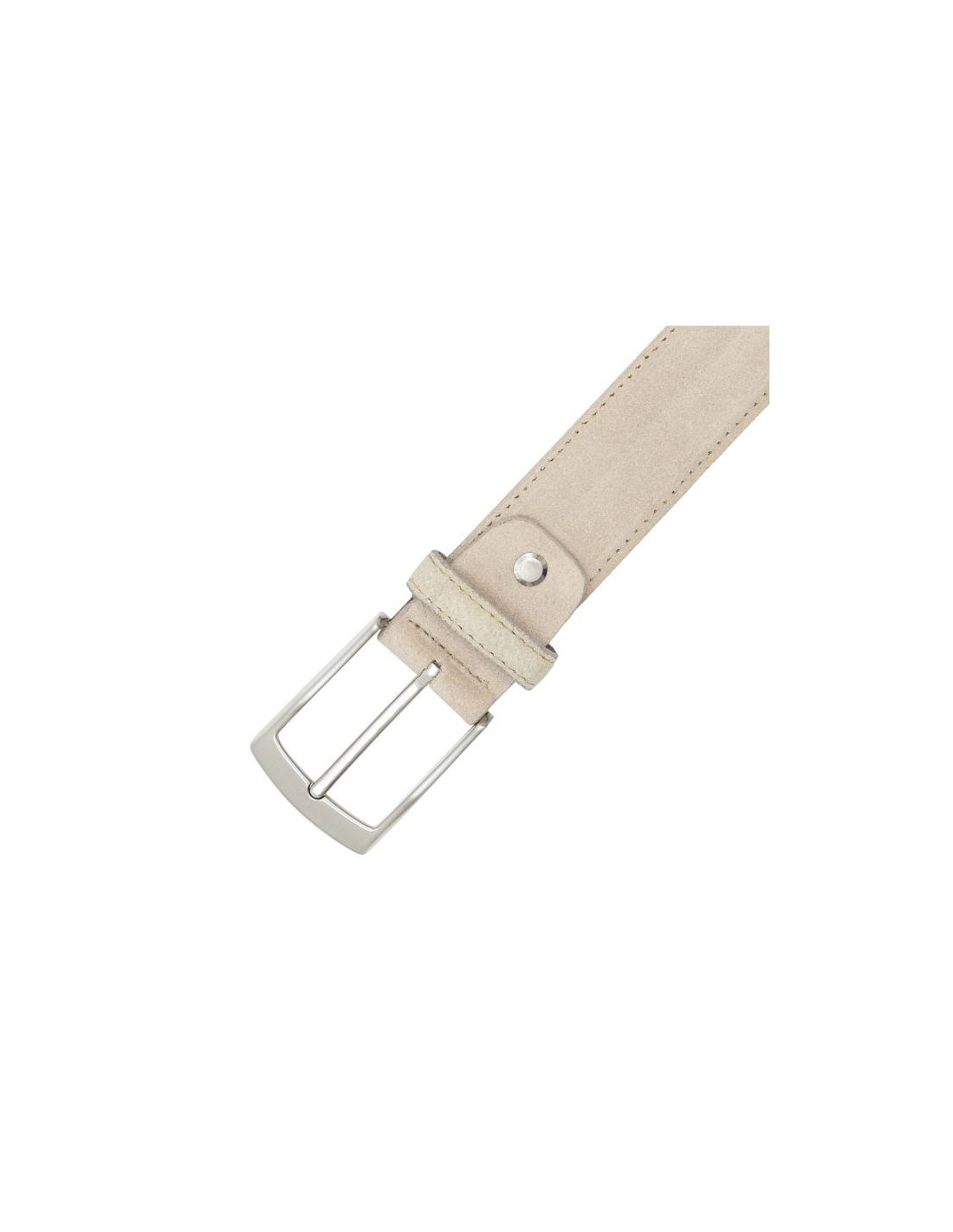 ortiz & reed Cinturón de ante cosido artesano color beige B-SAKTER-BEIGE ÚLTIMAS EDICIONES
