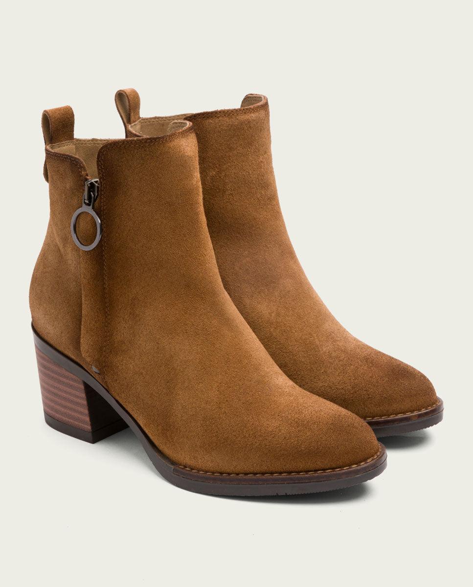 porronet BOTINES DE PIEL CUERO CON CREMALLERA JUNO Grandes descuentos