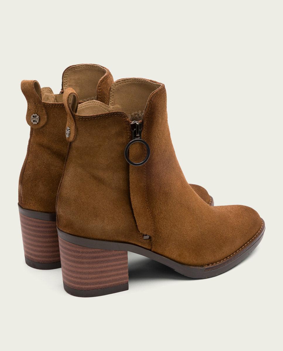 porronet BOTINES DE PIEL CUERO CON CREMALLERA JUNO Grandes descuentos