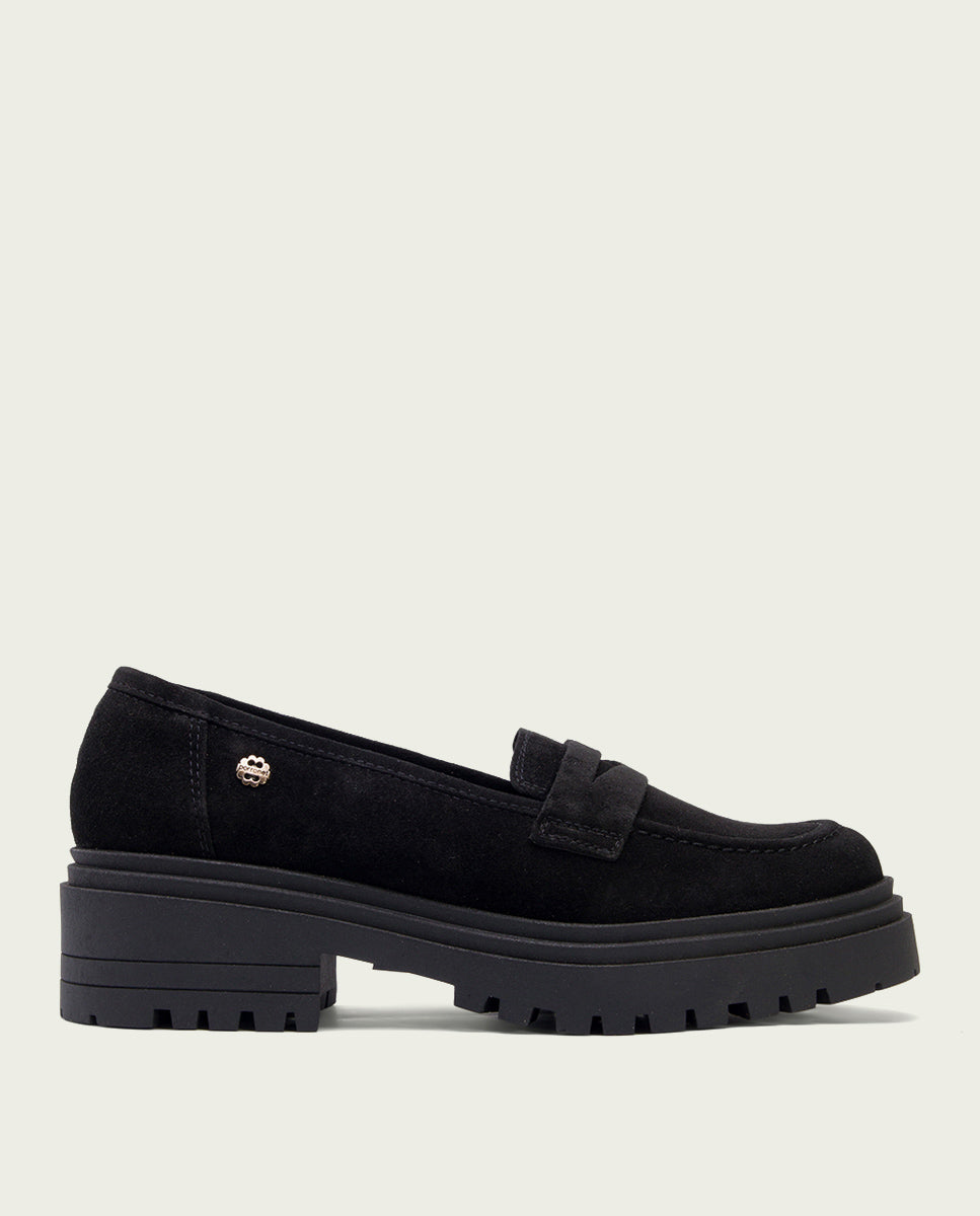 porronet MOCASINES PLANOS NEGROS SELMA