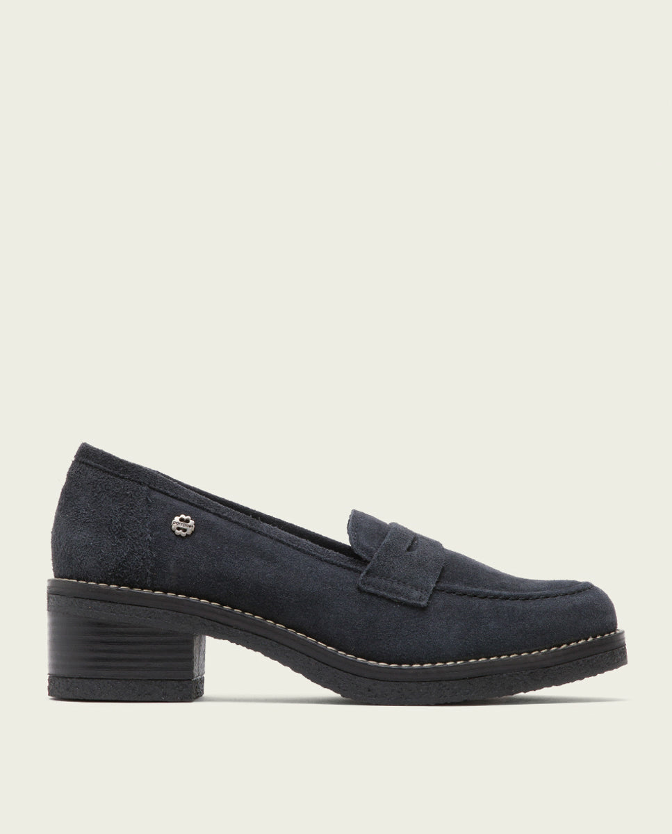 porronet MOCASINES PLANOS CARBÓN PARIS