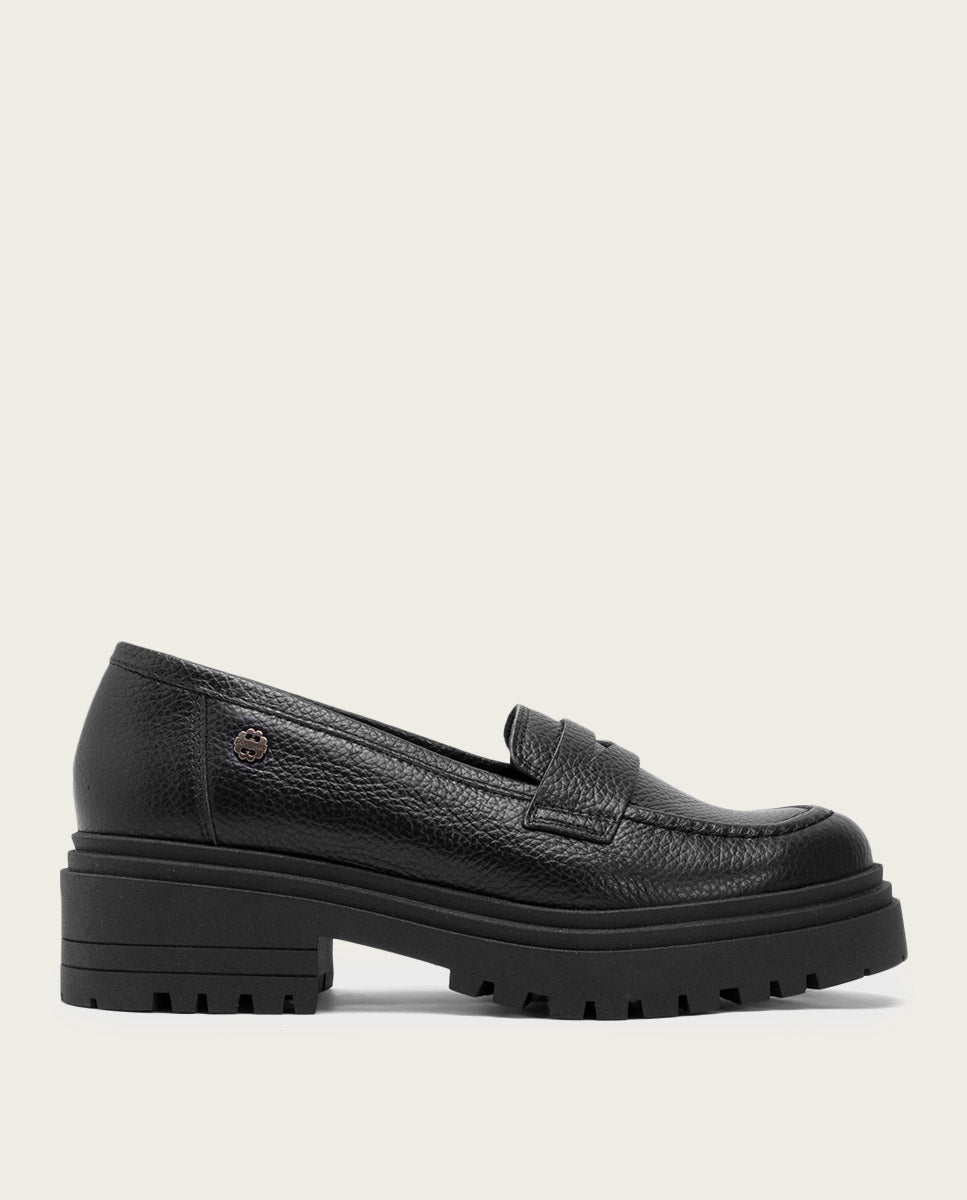 porronet MOCASINES PLANOS NEGROS SAHIRA