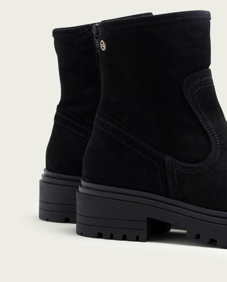 porronet BOTINES DE PIEL NEGROS CON CREMALLERA FIDES 2025