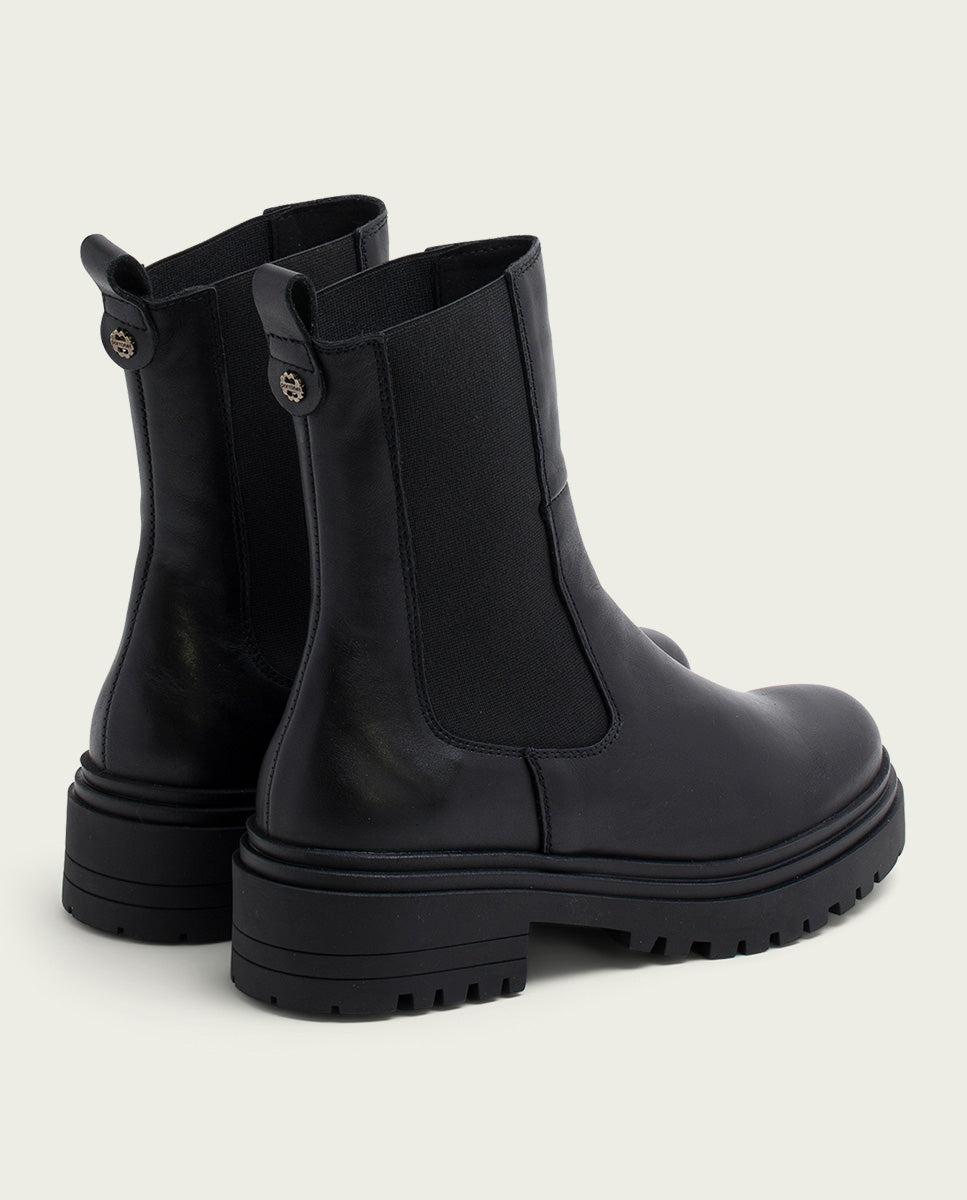 porronet BOTINES DE PIEL NEGROS CON ELASTICOS FILIS Ofertas