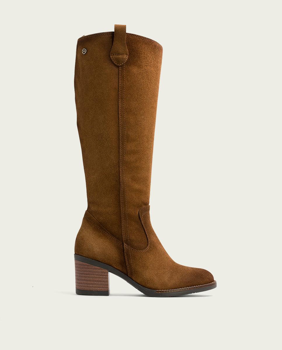 porronet BOTAS DE PIEL CUERO CON CREMALLERA JIMAE Oferta exclusiva