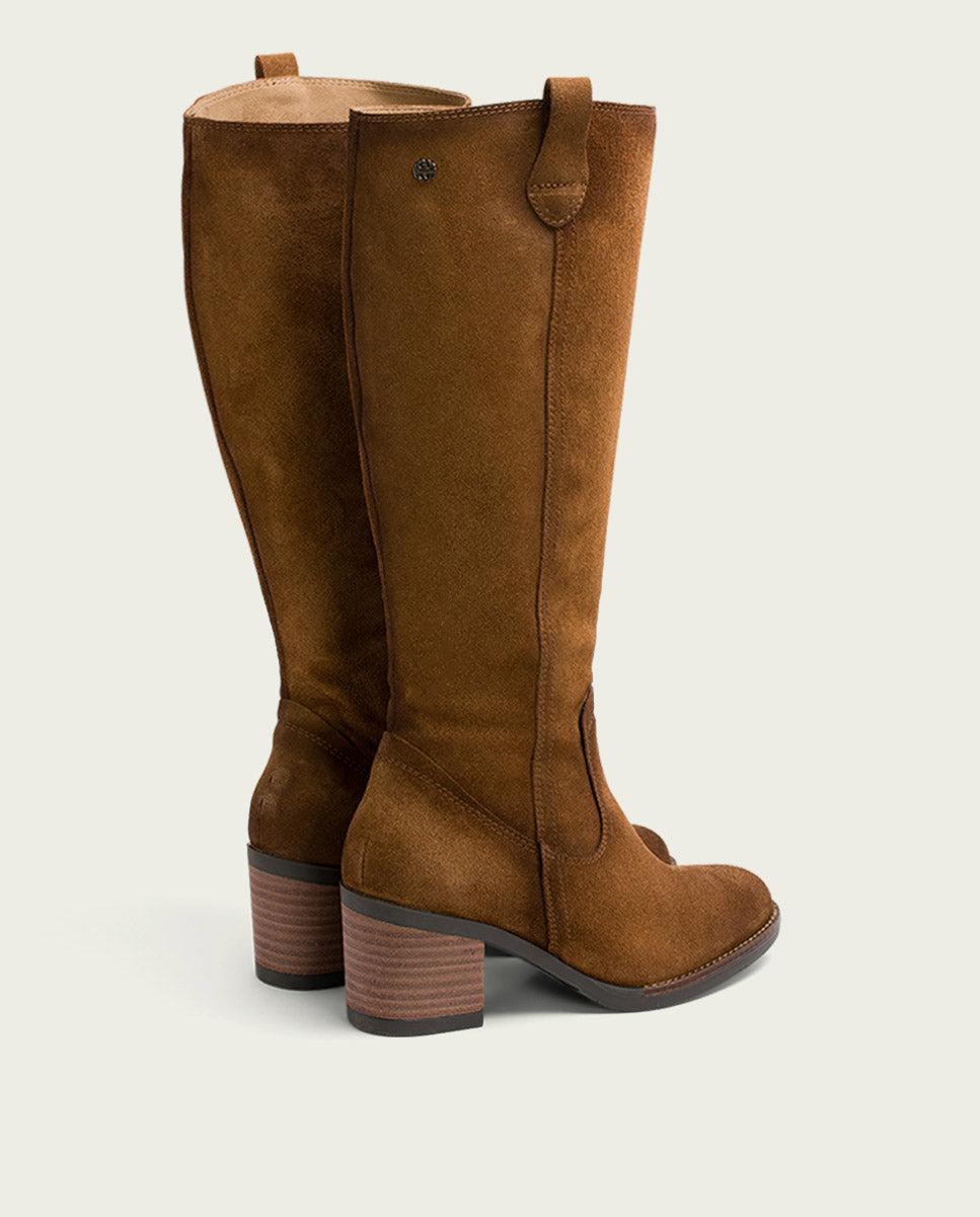 porronet BOTAS DE PIEL CUERO CON CREMALLERA JIMAE Oferta exclusiva