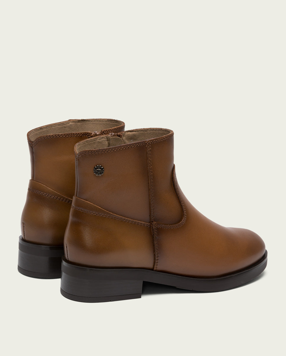 porronet BOTINES DE PIEL CUERO CON CREMALLERA EINES Rebajas de fin de temporada