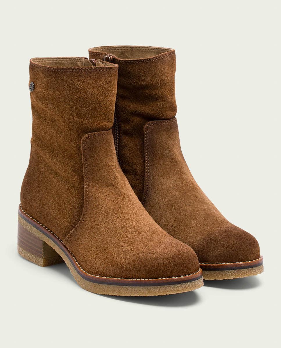 porronet BOTINES DE PIEL CUERO CON CREMALLERA GIUNIA Precio ultrabajo