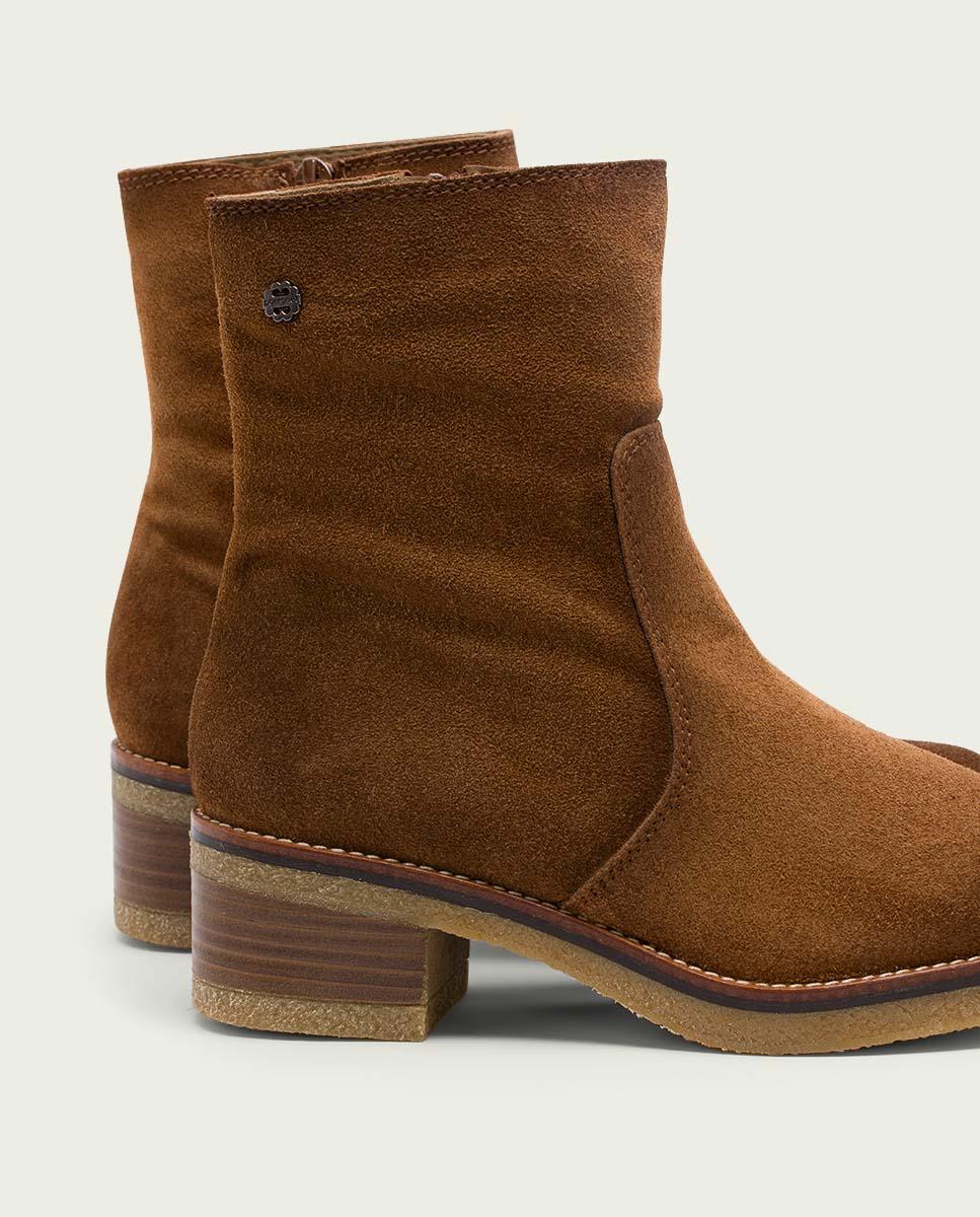 porronet BOTINES DE PIEL CUERO CON CREMALLERA GIUNIA Precio ultrabajo