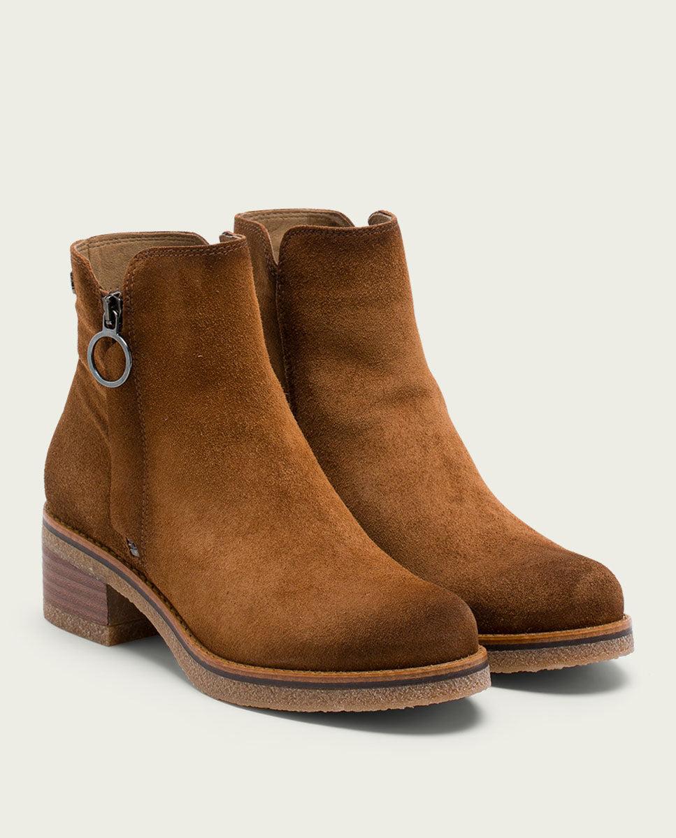 porronet BOTINES DE PIEL CUERO CON CREMALLERA GLEDA Devoluciones gratuitas