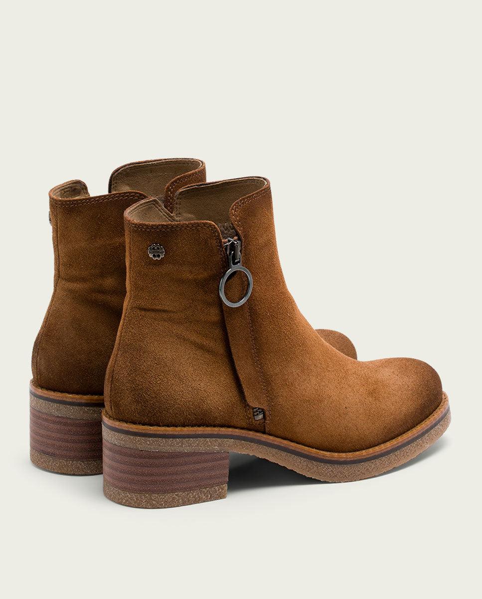 porronet BOTINES DE PIEL CUERO CON CREMALLERA GLEDA Devoluciones gratuitas