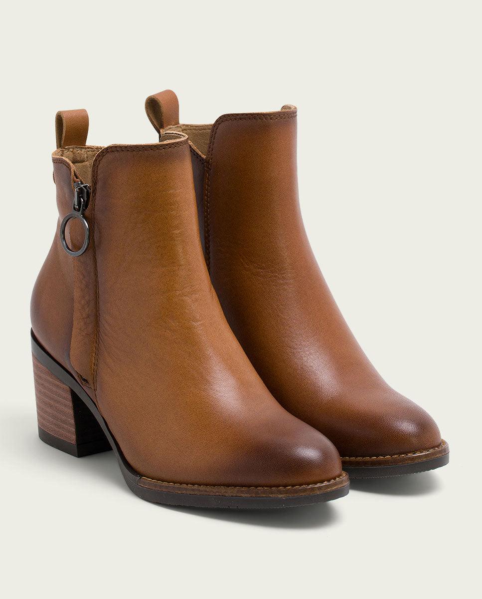 porronet BOTINES DE PIEL CUERO CON CREMALLERA JAELA 2025