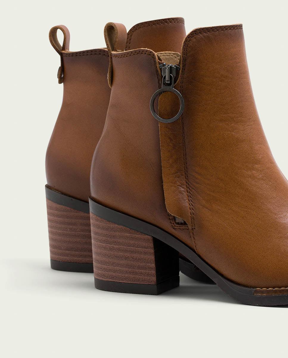 porronet BOTINES DE PIEL CUERO CON CREMALLERA JAELA 2025