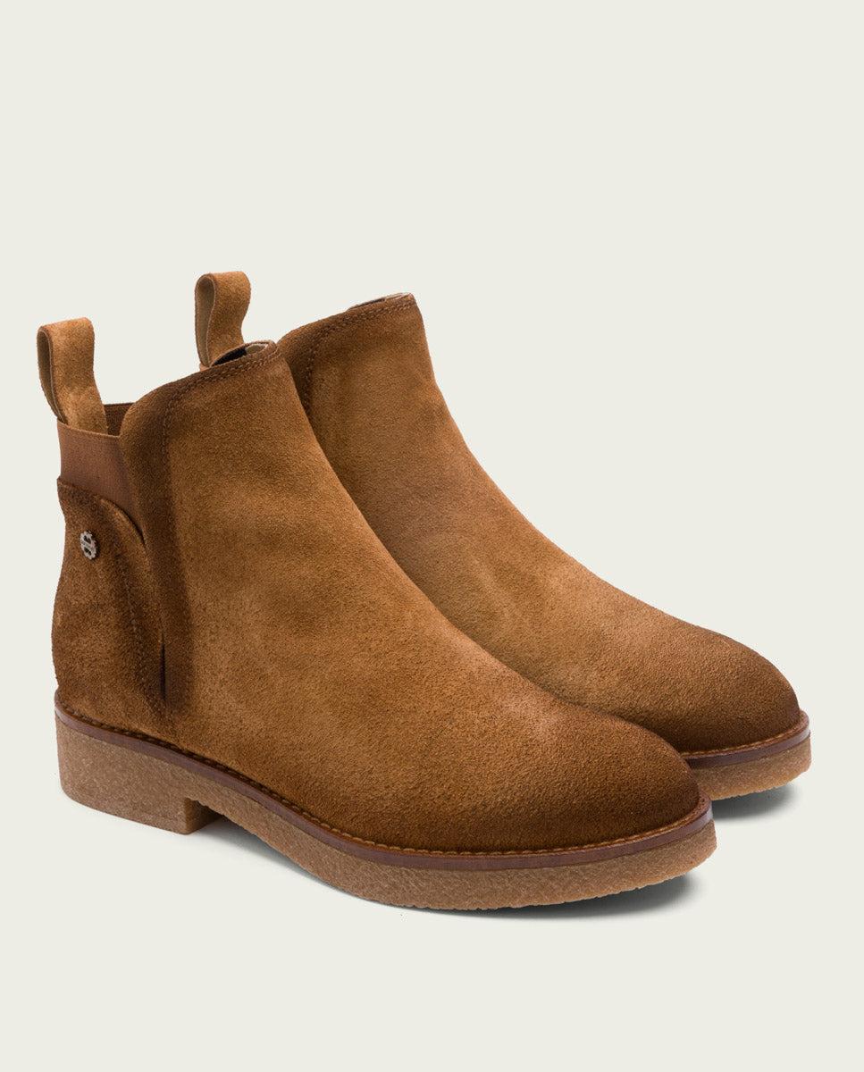 porronet BOTINES DE PIEL CUERO CON ELÁSTICOS DALIA