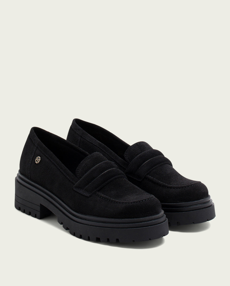 porronet MOCASINES DE SERRAJE NEGROS FEBE Ofertas