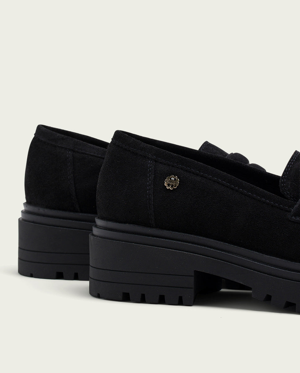 porronet MOCASINES DE SERRAJE NEGROS FEBE Ofertas