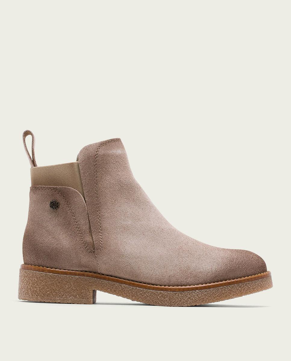 porronet BOTINES DE PIEL ARENA CON ELÁSTICOS DALIA Solo hoy