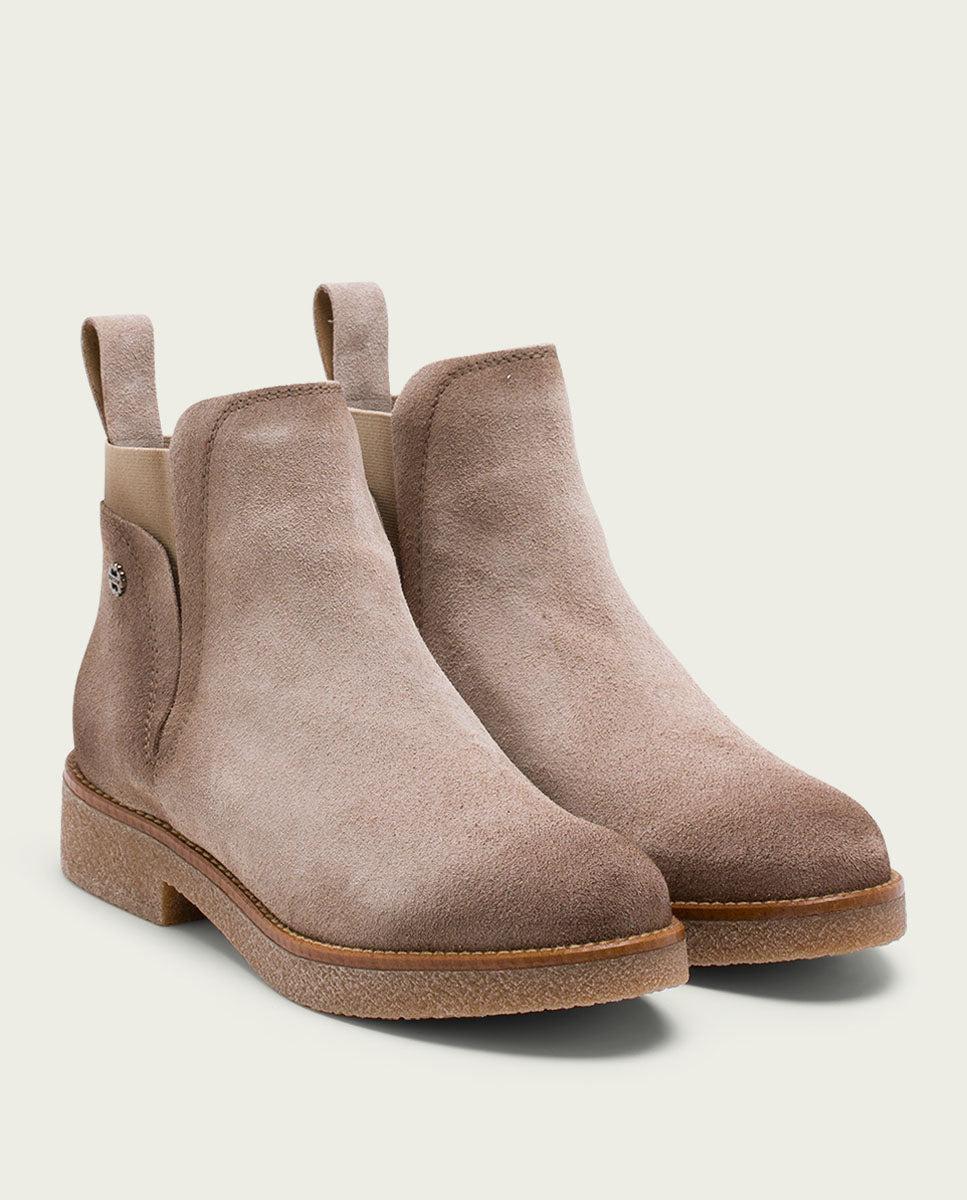 porronet BOTINES DE PIEL ARENA CON ELÁSTICOS DALIA Solo hoy