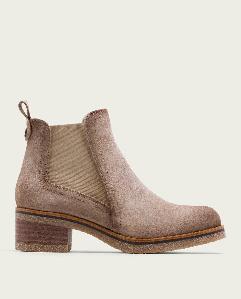 porronet BOTINES DE PIEL ARENA CON ELÁSTICOS GILLIAN Oferta especial de fábrica