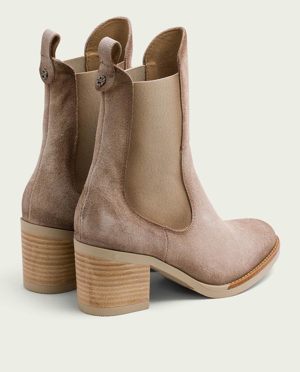 porronet BOTINES DE PIEL ARENA CON ELÁSTICOS JANA Promoción trimestral