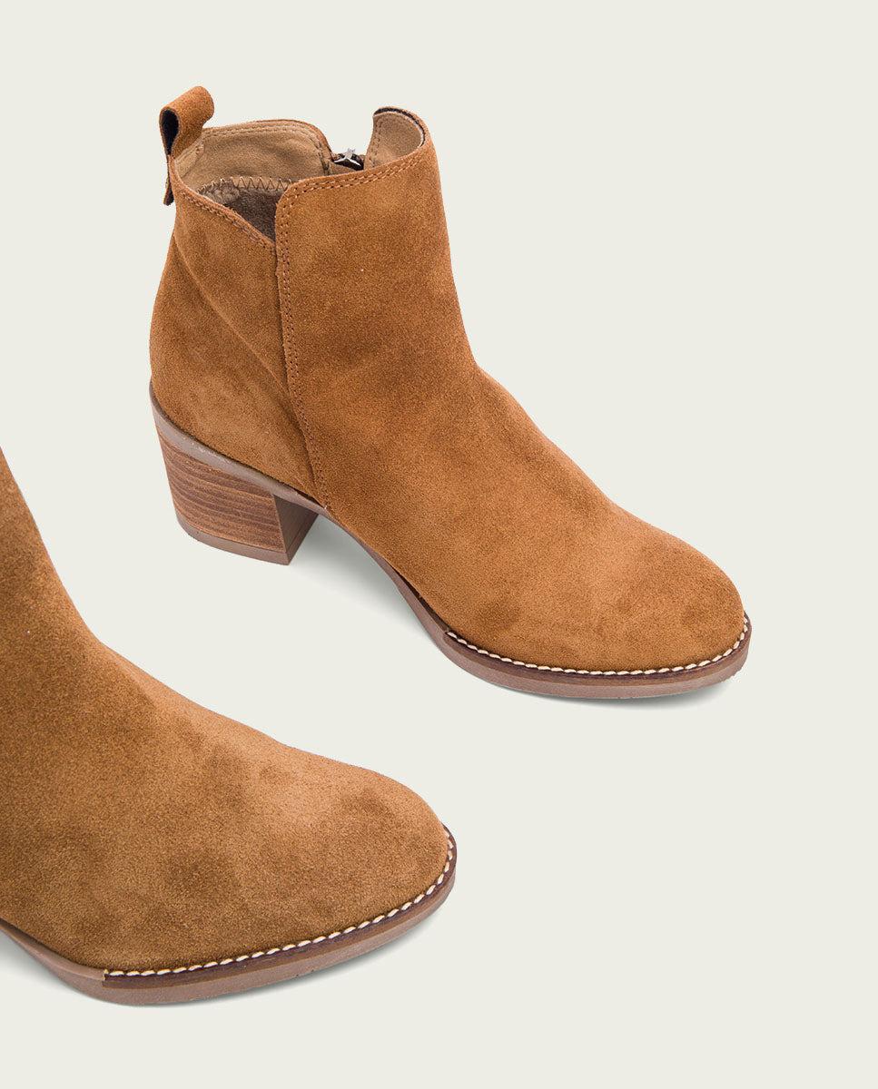 porronet BOTINES DE TACÓN CUERO CON CREMALLERA NERY Precio ultrabajo