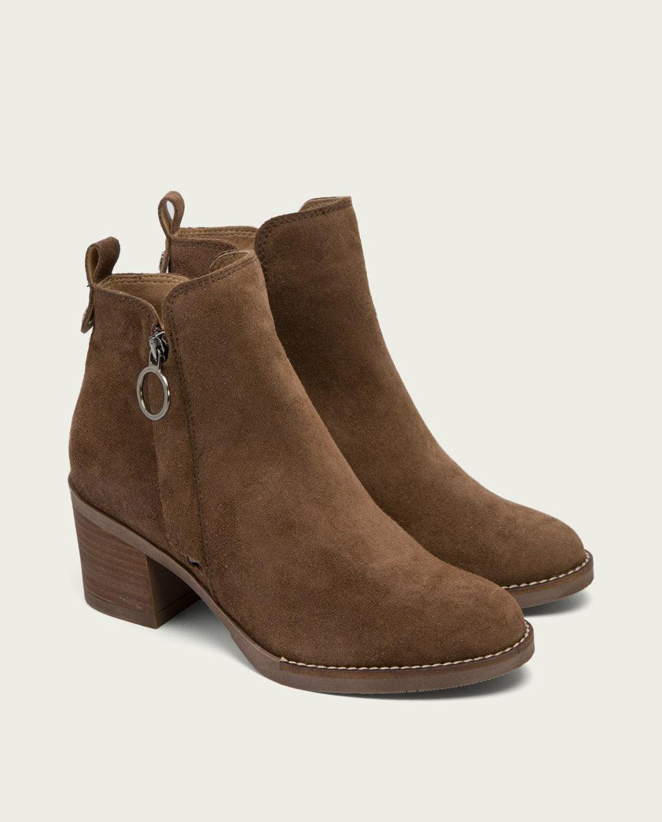 porronet BOTINES DE TACÓN MOKA CON CREMALLERA NERY 2025