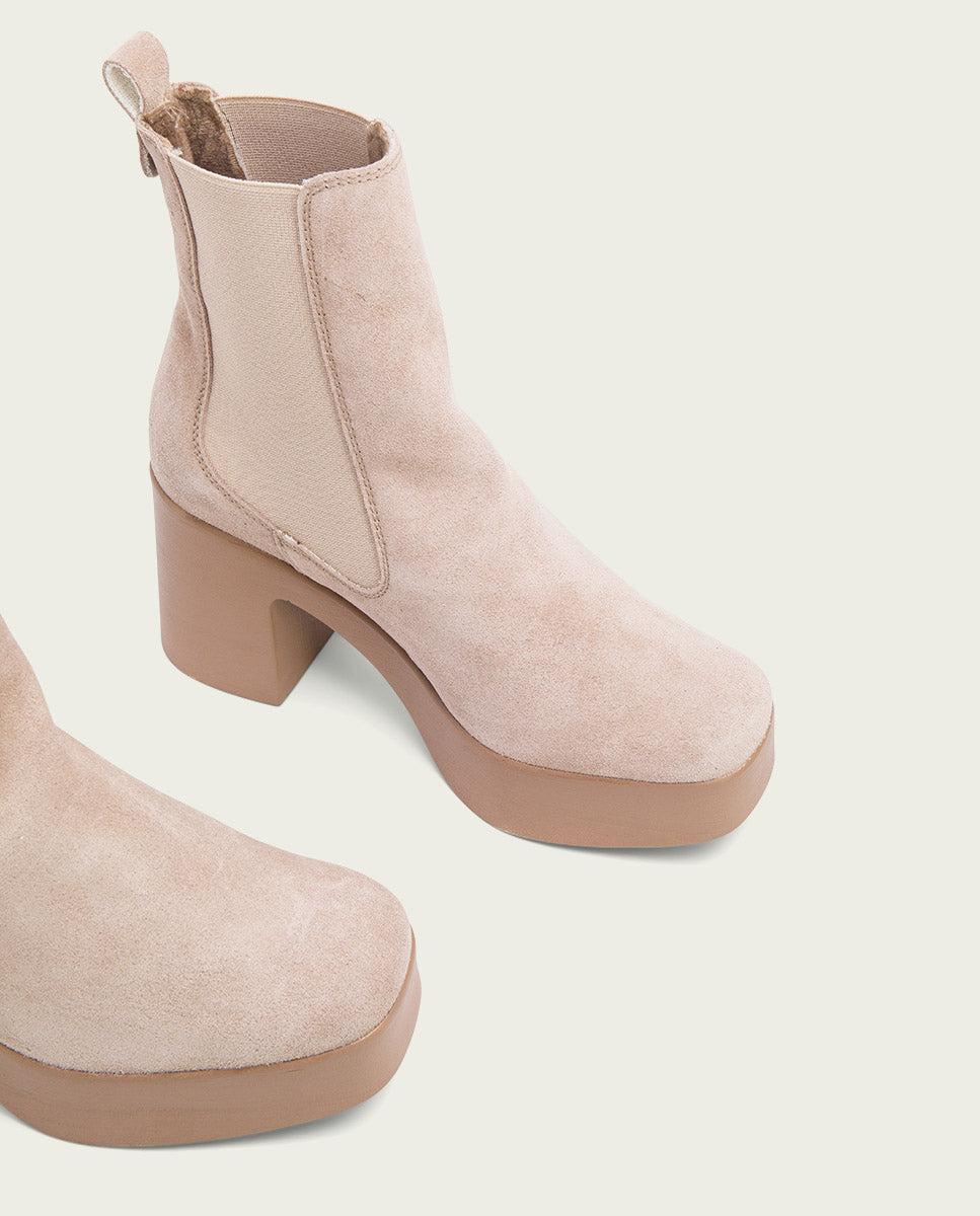 porronet BOTINES DE TACÓN ARENA CON ELASTICOS LENA Envío gratis