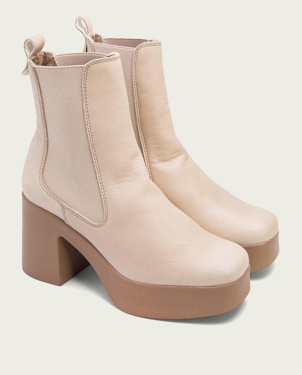 porronet BOTINES DE TACÓN TAUPE CON ELASTICOS LAURA Últimos 3 días