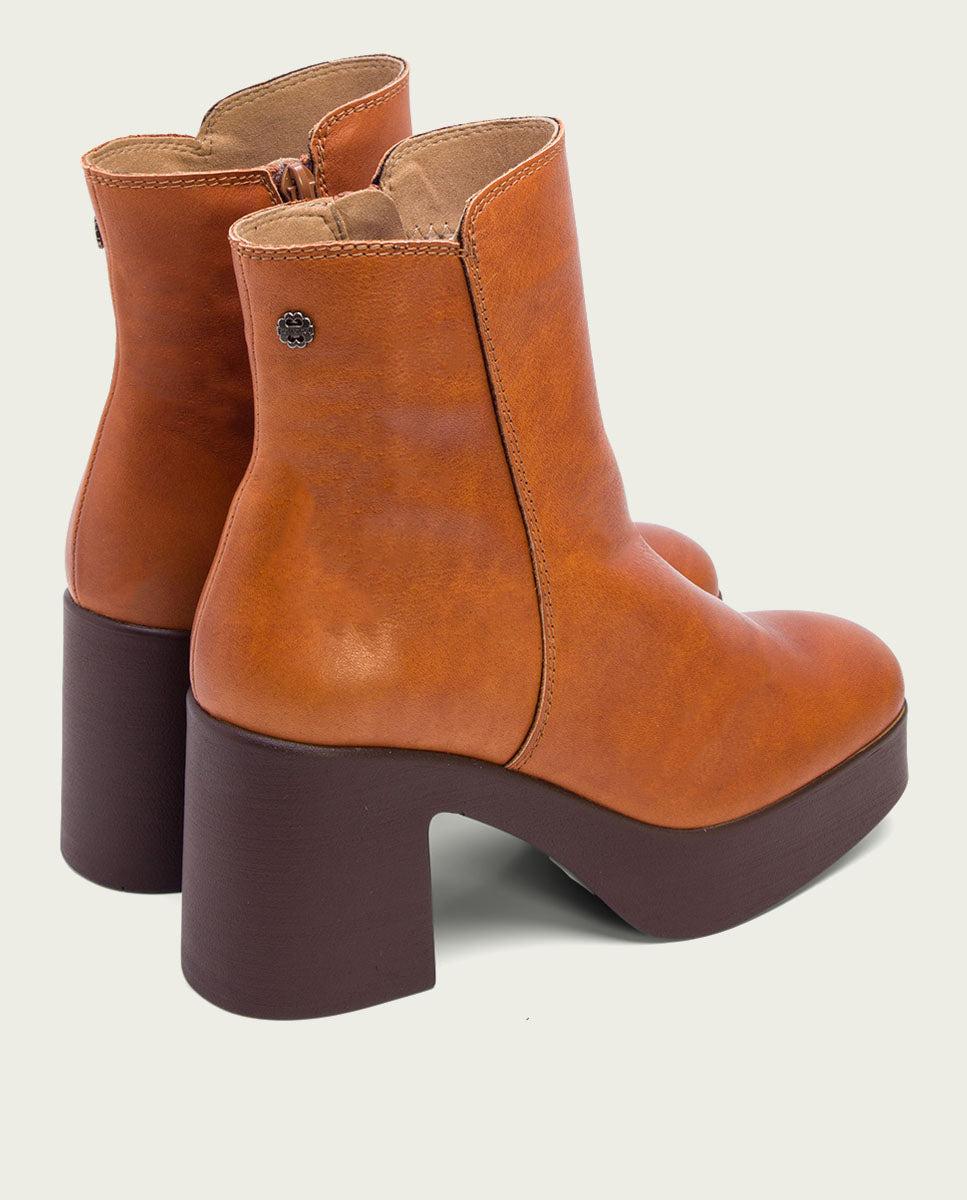 porronet BOTINES DE TACÓN CUERO CON CREMALLERA LIA Promoción por tiempo limitado