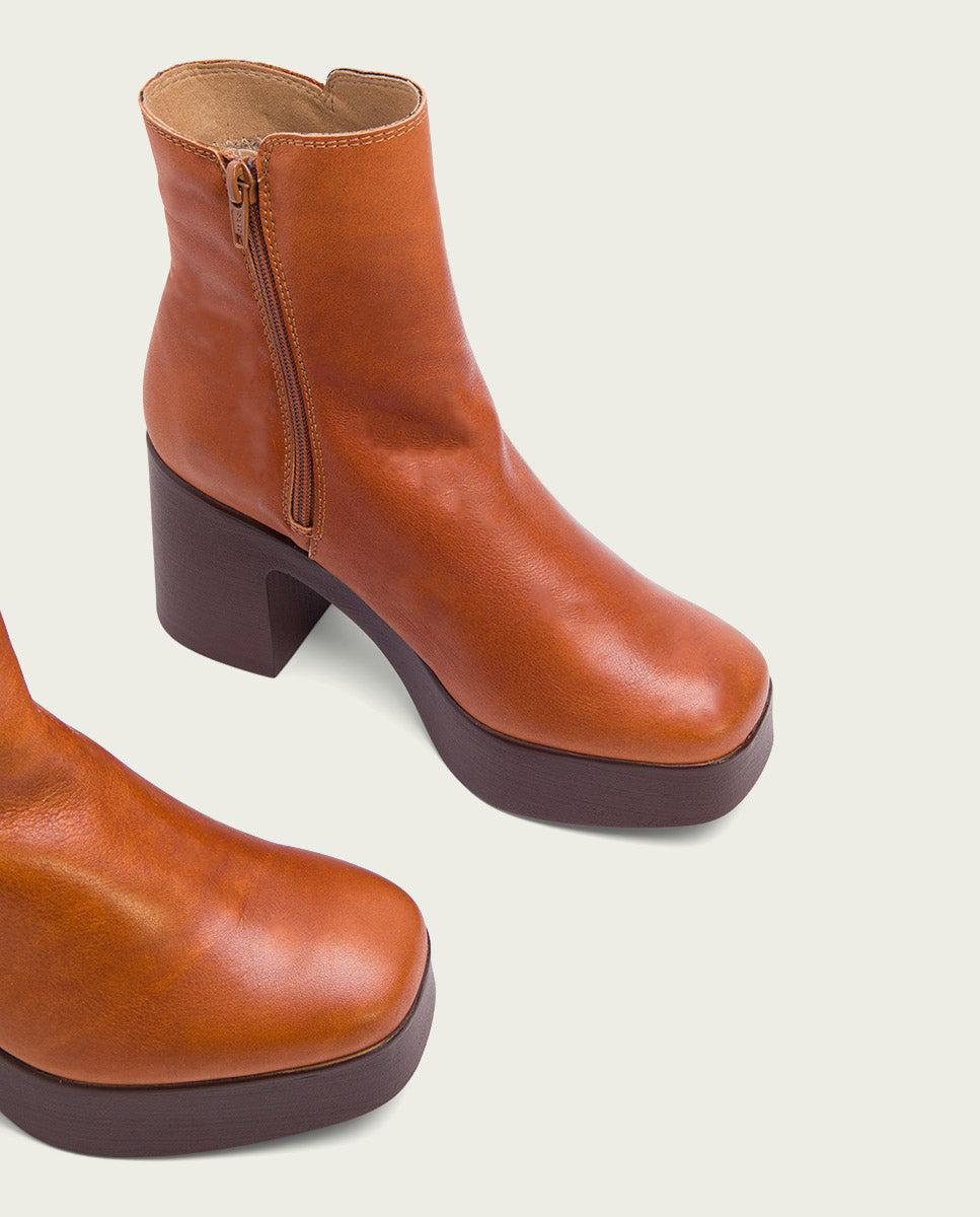 porronet BOTINES DE TACÓN CUERO CON CREMALLERA LIA Promoción por tiempo limitado
