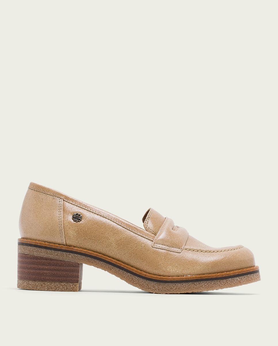 porronet MOCASINES DE PIEL CAMEL GALIA Oferta especial de fábrica