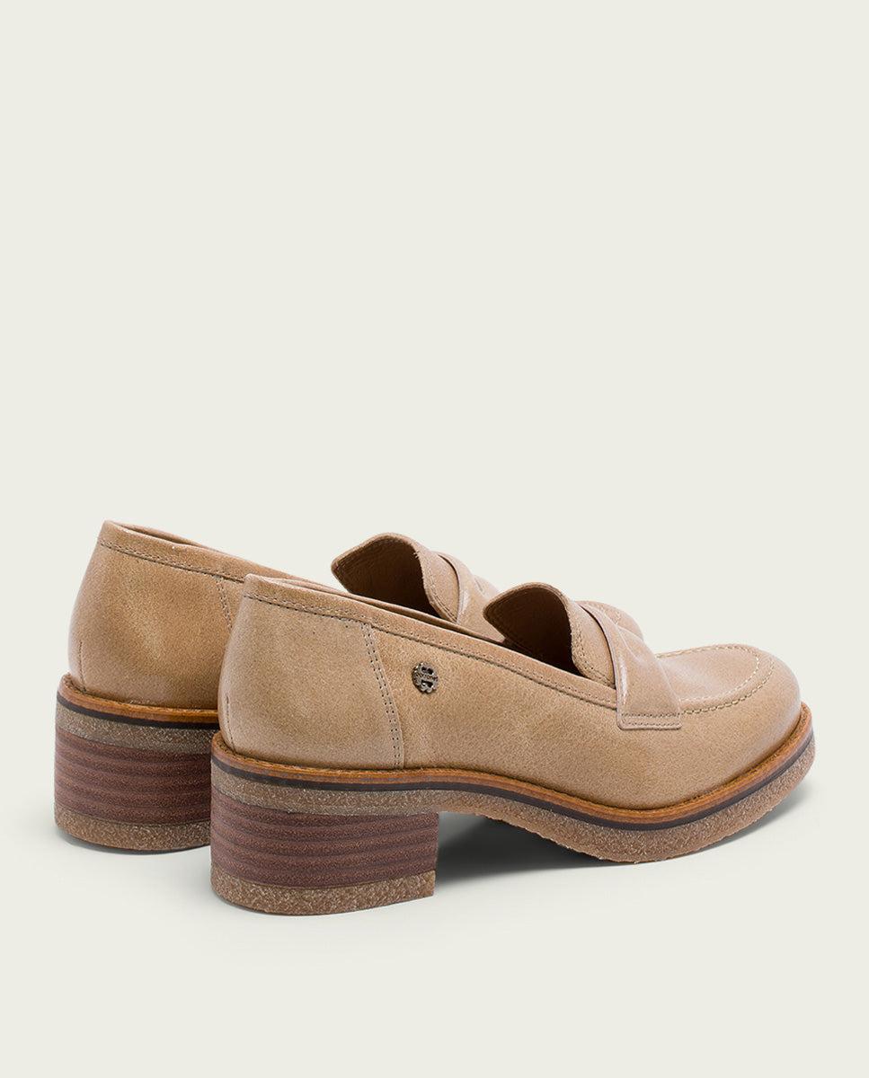 porronet MOCASINES DE PIEL CAMEL GALIA Oferta especial de fábrica