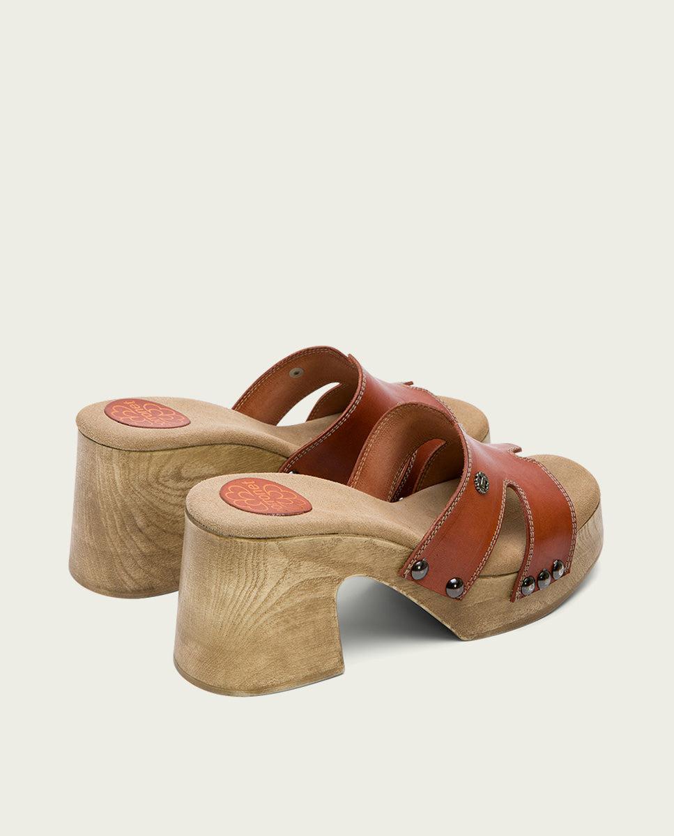 porronet SANDALIA TACON MEDIO PIEL CUERO MERYL Última moda